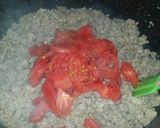 A picture of step 2 of Shinwari style mutton qeema.