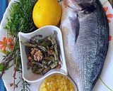 Foto del paso 1 de la receta: Dorada a la sal con hierbas aromáticas frescas y hojas de té