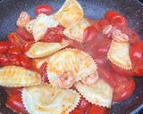 A picture of step 2 of Ravioli on the BBQ.