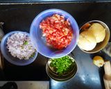 A picture of step 1 of Pav bhaji.