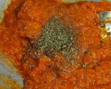 A picture of step 6 of Stuffed Tomatoes in gravy.