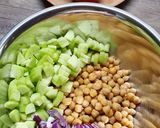 Csicseriborsó saláta recept fázis 1 fotója