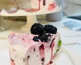 صورة لخطوة 8 من وصفة تشيز كيك التوت الاسود Blackberry Cheesecake