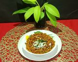 A picture of step 4 of Carrot Poriyal.