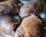 Une image de l'étape 3 de Cuisses de pintades farcies aux pruneaux et aux champignons.
