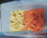 Foto langkah ke 2 dari resep Oseng Pelangi.