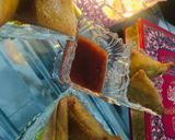 A picture of step 4 of Diping tikka samosa.