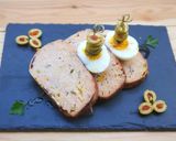Foto del paso 9 de la receta: Pudín de arroz encamisado en panceta curada a la pimienta negra