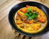 Hình bước làm 5 của món Cà ry chay (siêu tốc)