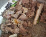 A picture of step 5 of Mutton yakhni pulao.