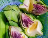 Hình bước làm 2 của món Hoa Atiso Hầm Đuôi Heo