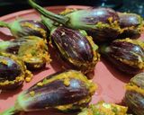 A picture of step 2 of Stuffed brinjal (without sourness).