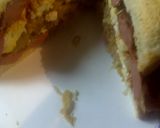 A picture of step 4 of Sauerkraut, hotdog, egg sandwich.