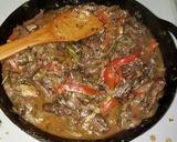 A picture of step 3 of Steak fajitas my way.