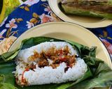 Foto langkah ke 4 dari resep Nasi Bakar.