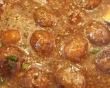 A picture of step 5 of Veg Manchurian.