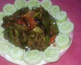 A picture of step 8 of Baigan bahar.