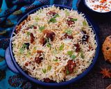 A picture of step 8 of Punjabi Wadi Chawal.