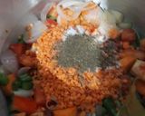 A picture of step 5 of Red lentil soup.