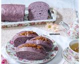 Foto langkah ke 9 dari resep Roti Kukus Ubi Ungu Isi Apel Cinnamon.