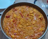 Foto del paso 7 de la receta: Fideuá de solomillo de pavo marinado