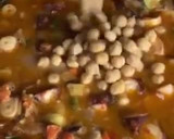Foto del paso 12 de la receta: Fideuà de pulpo verduritas, garbanzos y hierbabuena, facilísima!