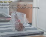 A picture of step 10 of PARISIAN MACARONS (chocolate macarons).