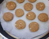 A picture of step 6 of Whole wheat, Oats & Jaggery Cookies, Eggless.