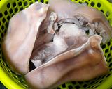 Hình bước làm 2 của món Tai mũi heo ngâm nước mắm