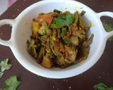 आलू बोड़ी की सब्जी (Aloo bodi ki sabzi recipe in Hindi) रेसिपी चरण 1 फोटो
