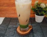 Foto langkah ke 5 dari resep Spanish IceMatchaLatte.