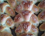 Mini kiflik szezámmaggal ! (pille könnyű) recept fázis 4 fotója