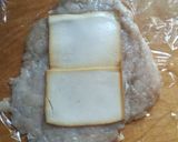 Csirkemellbe teker sonka, sajt-Leveles tésztában sütve! recept fázis 4 fotója