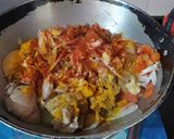A picture of step 3 of Chicken Kosha 🍗.