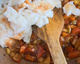 A picture of step 2 of Pav Chaat.