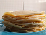 Filloas para canelones o lasañas