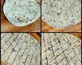 A picture of step 2 of Methi namkeen.