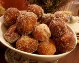 Foto del paso 9 de la receta Buñuelos rellenos de compota de manzana y salsa de caramelo