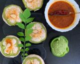 A picture of step 5 of Ring capsicum idli with split black urad dal a healthy form.