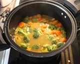 Foto del paso 5 de la receta: Sopa de verduras, forun culos, y arroz