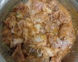 A picture of step 4 of Rajasthani chicken curry.