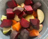 A picture of step 1 of Puppy beet treats.