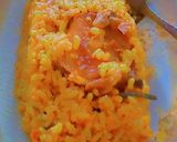 A picture of step 4 of Jollof rice.