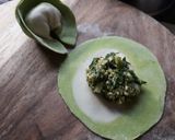 A picture of step 15 of Spinach and Cottage Cheese Momos with Honey Chilli dip.