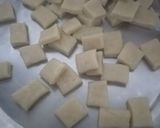 A picture of step 4 of Shakkar pare.