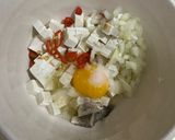 Foto langkah ke 1 dari resep Omlet Tahu Simple.