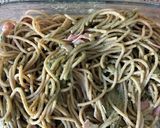 Foto del paso 9 de la receta: Spaghetti integrales al pesto con bacón ahumado