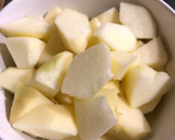 Foto del paso 1 de la receta: Vasitos de tarta de mango y manzana