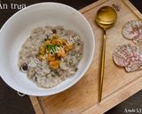 Hình bước làm 4 của món Cháo sò điệp nấm mỡ - ăn dặm