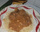 A picture of step 4 of Spaghetti.